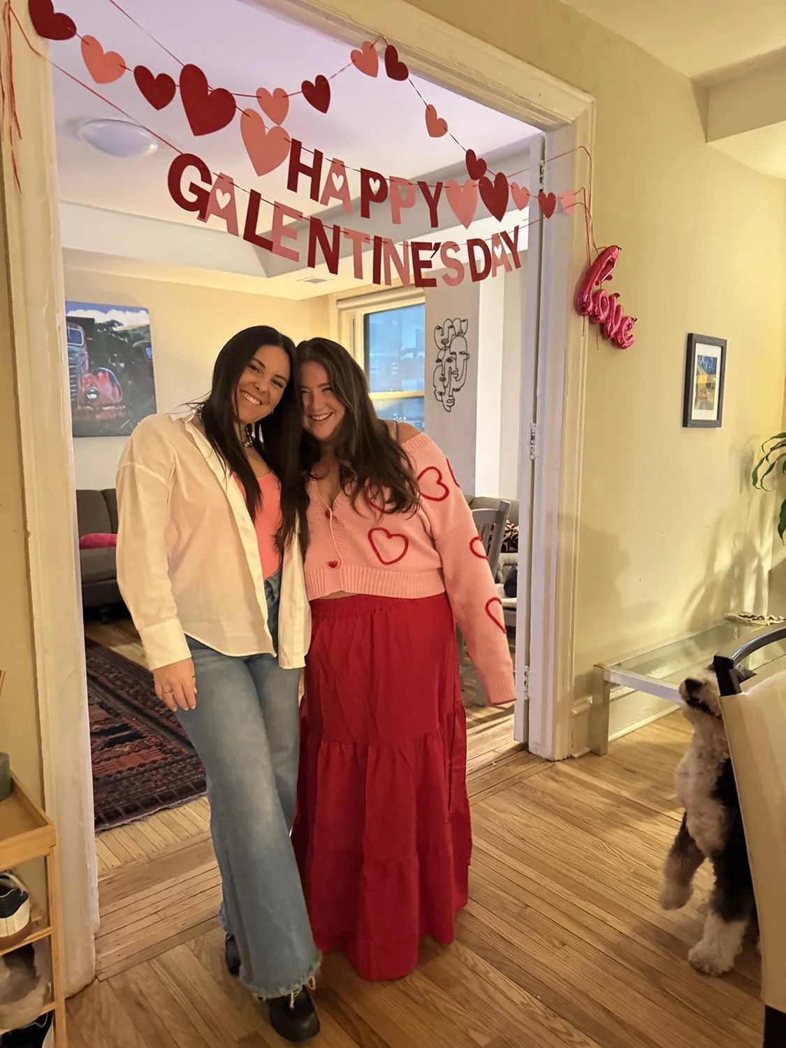 Taylor at a Galentine's celebration